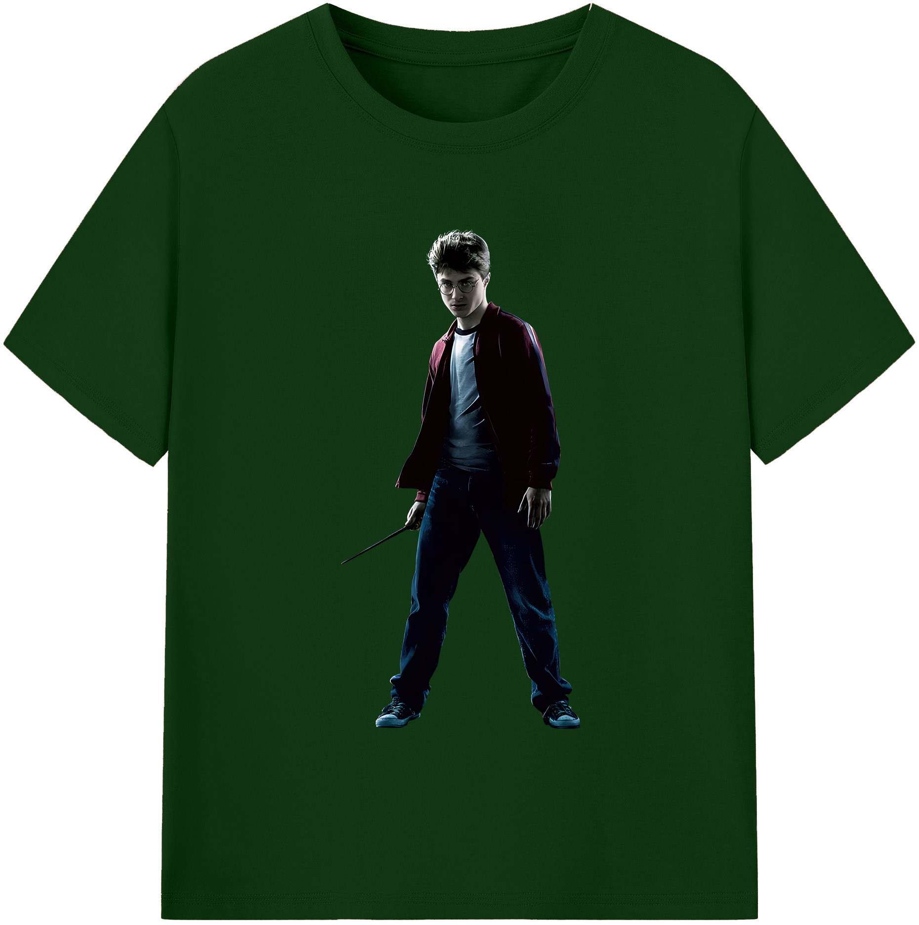 （画像用） Harry Potter ハリー・ポッターシリーズ 綿100％半袖Tシャツ（フロントプリント）